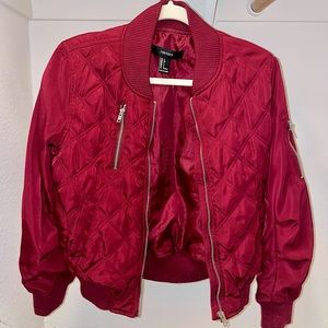 small forever 21 bomber jacket